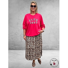 Kaffe Curve Sweatshirt Violi Club 1993